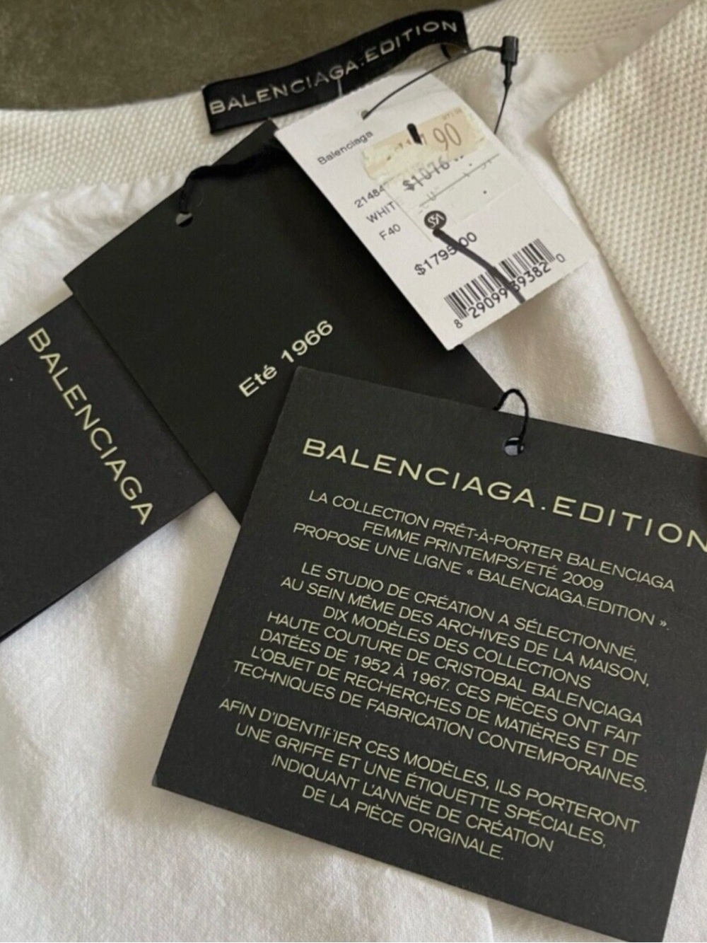$1795 Balenciaga Nicolas Ghesquiere Dress Cropped Bolero Shrug Jacket NWT - Picture 3 of 5